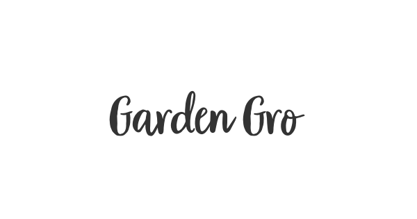 Garden Grown US B font thumbnail
